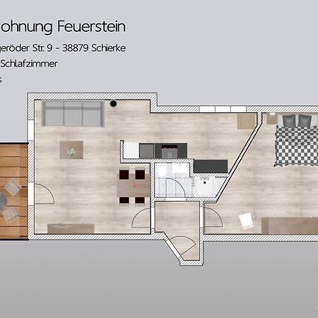 Auszeit Im Harz Haus 1 Wohnung Feuerstein เชียร์เคอ ภายนอก รูปภาพ